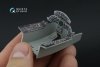 Quinta Studio QDS-32246 F-104A 3D-Printed & coloured Interior on decal paper (Italeri) (Small version) 1/32